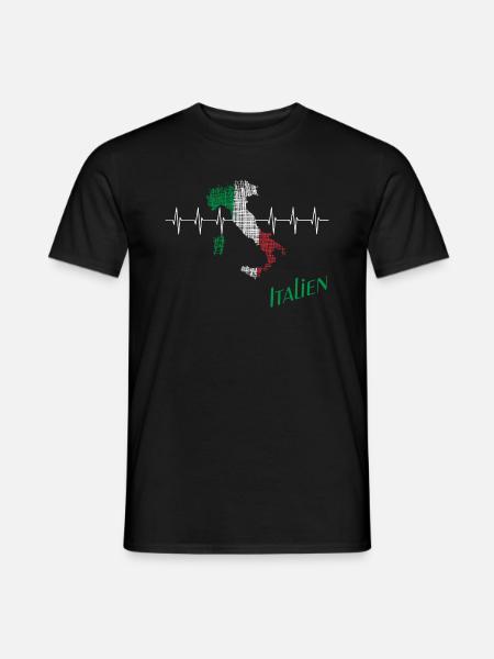 Italien italien - Männer T-Shirt - Schwarz