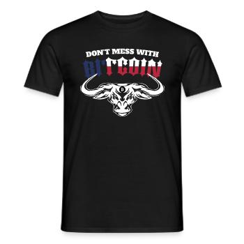 Bitcoin BTC Revolution - Crypto Gift Idea - Männer T-Shirt - Schwarz - Vorne - AI Model Male 178 light (178cm)