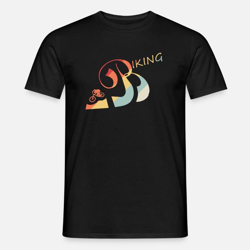 Biking - Männer T-Shirt - Schwarz