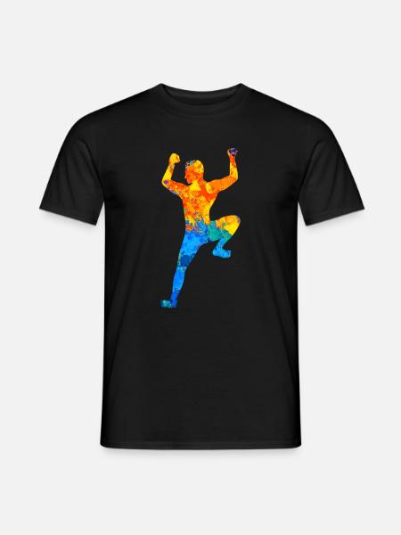 Bouldering Klatring Climber Boulderer Boulderer Boulderer - Mænd T-shirt - sort