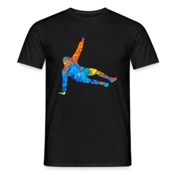 Parkour Parkour Runner Parcour Freerunner - T-shirt homme - noir - Devant - AI Model Male 178 light (178cm)