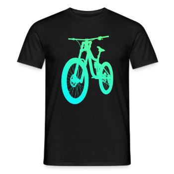 VTT VTT VTT Descente - T-shirt homme - noir - Devant - AI Model Male 178 light (178cm)