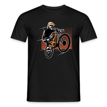 VTT VTT VTT Descente - T-shirt homme - noir - Devant - AI Model Male 178 light (178cm)
