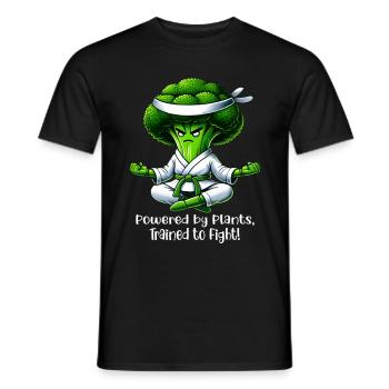 Avocado meditation master - Men's T-Shirt - black - Front - AI Model Male 178 light (178cm)
