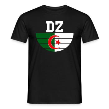 Dz Algeria Dzair - Men's T-Shirt - black - Front - AI Model Male 178 light (178cm)