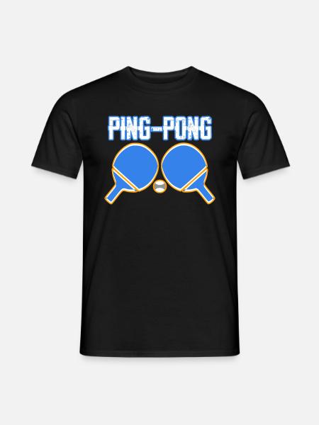 Ping Pong Sport Pongiste - T-shirt homme - noir