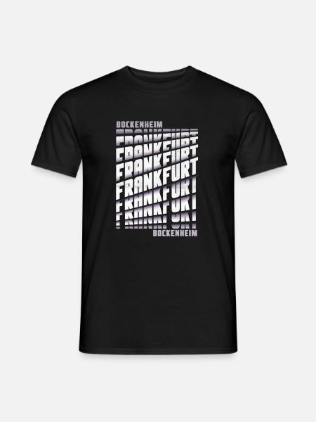 Frankfurt Bockenheim - Männer T-Shirt - Schwarz