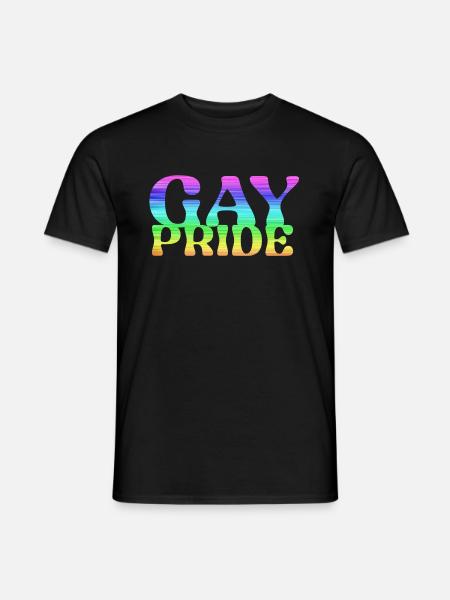 gay pride,pride,regenbogen,LGBT - Männer T-Shirt - Schwarz