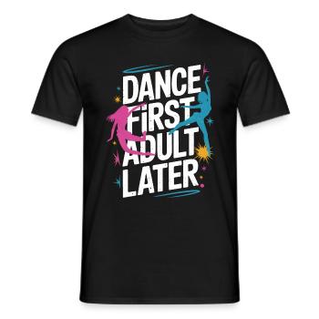 Dansant Danseurs Dansant - T-shirt homme - noir - Devant - AI Model Male 178 light (178cm)