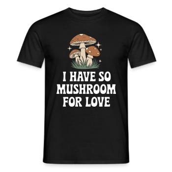 Mushroom Mushrooms Funghi Mushroom - Men's T-Shirt - black - Front - AI Model Male 178 light (178cm)