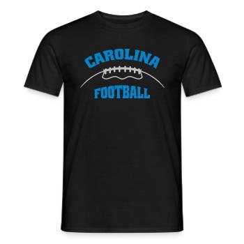 Carolina Football - Männer T-Shirt - Schwarz - Vorne - AI Model Male 178 light (178cm)
