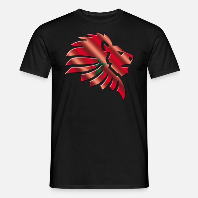 Marokko - Männer T-Shirt - Schwarz