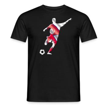Nepal - Men's T-Shirt - black - Front - AI Model Male 178 light (178cm)