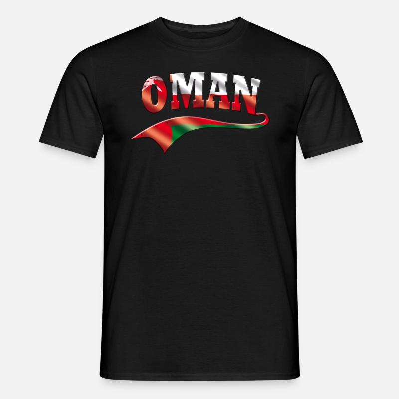Oman - Männer T-Shirt - Schwarz