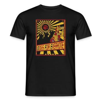 Dogs for everyone lustig retro Japan - Männer T-Shirt - Schwarz - Vorne - AI Model Male 178 light (178cm)