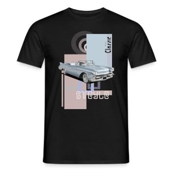 T Shirt 2023 Cruiser 5 - Männer T-Shirt - Schwarz - Vorne - AI Model Male 178 light (178cm)