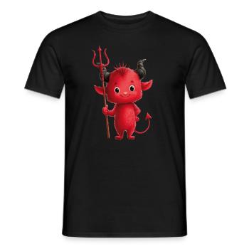 Devil - Men's T-Shirt - black - Front - AI Model Male 178 light (178cm)