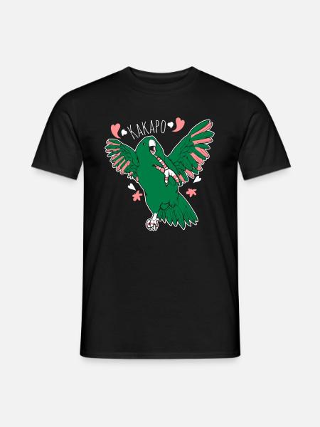 kakapo - fat parrot dance - Men's T-Shirt - black