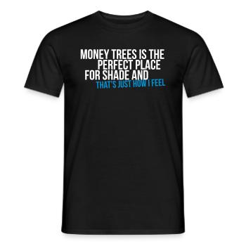 money trees is the perfect place for shade - Männer T-Shirt - Schwarz - Vorne - AI Model Male 178 light (178cm)