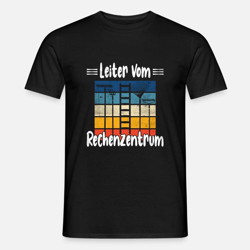 Leiter vom Rechenzentrum - Männer T-Shirt - Schwarz