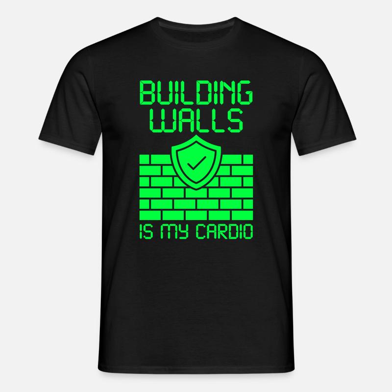 Cyber Security Firewall Computer - Men's T-Shirt - black