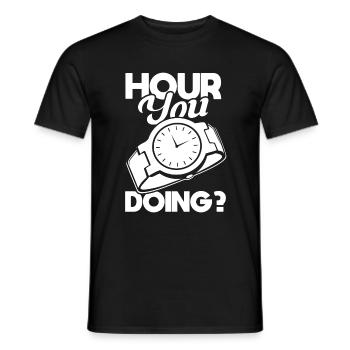 Collectionner les montres Collectionneur de montres Lustig - T-shirt homme - noir - Devant - AI Model Male 178 light (178cm)