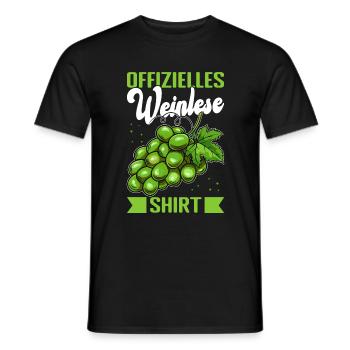 Weinlese Winzer Weinberg Weinbauer - Männer T-Shirt - Schwarz - Vorne - AI Model Male 178 light (178cm)