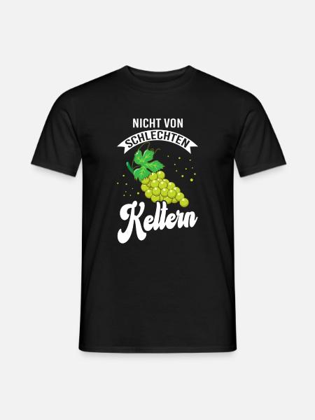 Keltern Winzer Weinberg Weinbauer - Männer T-Shirt - Schwarz
