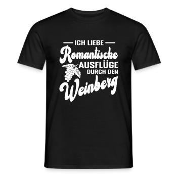 Weinberg Winzer Weinlese Weinbauer - Männer T-Shirt - Schwarz - Vorne - AI Model Male 178 light (178cm)