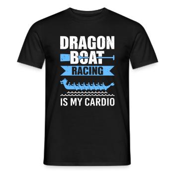 Dragonboat Racing Dragon Boat Paddling - Men's T-Shirt - black - Front - AI Model Male 178 light (178cm)