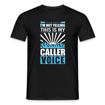 Dragon Boat Caller Voice Dragonboat - Men's T-Shirt - black - Front - AI Model Male 178 light (178cm)