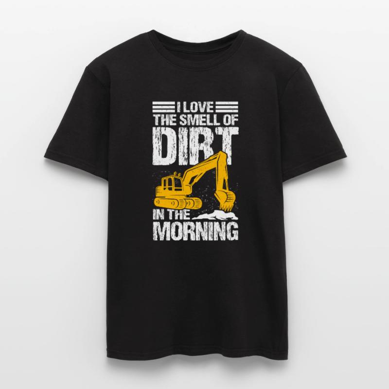 Baggerführer Baggerfahrer Dreck baggern Männer T-Shirt