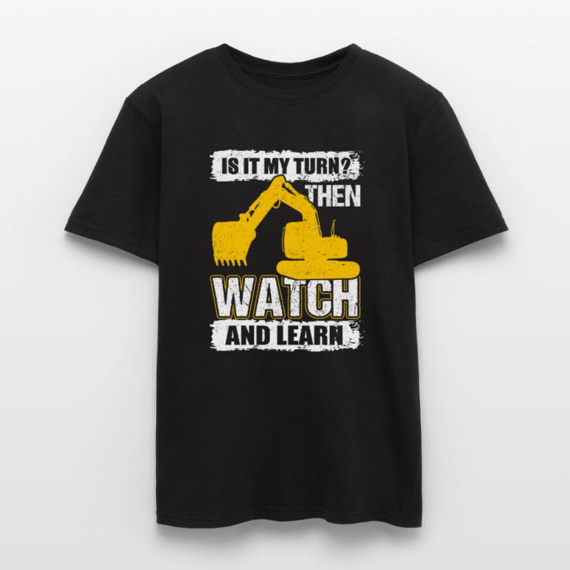 Baggerfahrer Bagger Stolzer Baggerführer Männer T-Shirt