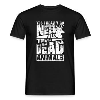 Tierpräparation Taxidermist Taxidermie - Männer T-Shirt - Schwarz - Vorne - AI Model Male 178 light (178cm)