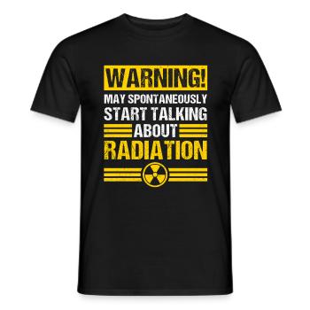 Radioaktiv Strahlung Atomkraft Nuklearingenieur - Männer T-Shirt - Schwarz - Vorne - AI Model Male 178 light (178cm)