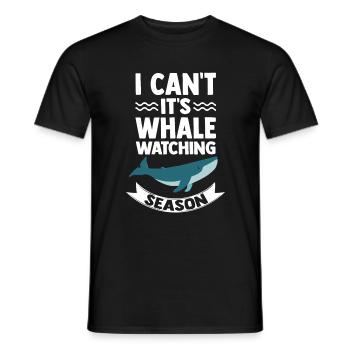 Wale beobachten Buckelwal Meeressäuger Blauwal - Männer T-Shirt - Schwarz - Vorne - AI Model Male 178 light (178cm)