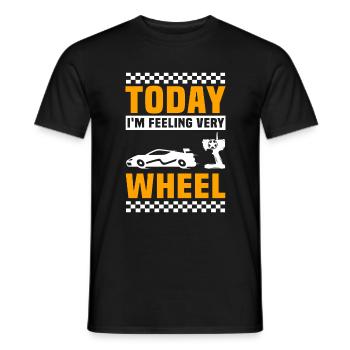 Slot-Rennen Lustig Slotcar Racing - Männer T-Shirt - Schwarz - Vorne - AI Model Male 178 light (178cm)