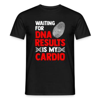Laboratoire médico-légal de scène de crime - T-shirt homme - noir - Devant - AI Model Male 178 light (178cm)