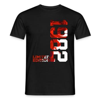 44TH BIRTHDAY 44 YEARS LIMITED EDITION 1982 - Men's T-Shirt - black - Front - AI Model Male 178 light (178cm)