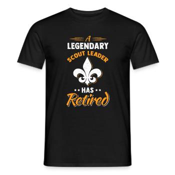 Pfadfinderführer Rente Wildnis Pfadfinder - Männer T-Shirt - Schwarz - Vorne - AI Model Male 178 light (178cm)