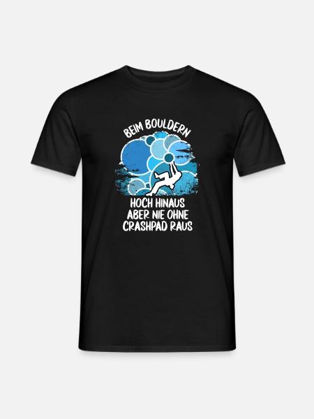Vintage Bouldern Boulderer Klettern Kletterer - Männer T-Shirt - Schwarz