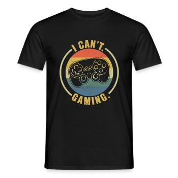 Nerd Gamer Gaming Gaming Video Games - Men's T-Shirt - black - Front - AI Model Male 178 light (178cm)