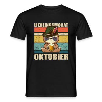 Buveurs de bière, bière, alcool, amateurs de bière, octoians - T-shirt homme - noir - Devant - AI Model Male 178 light (178cm)