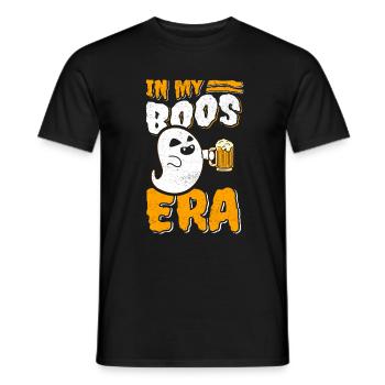 Halloween Ghost Beer Ghost Ghoul - Men's T-Shirt - black - Front - AI Model Male 178 light (178cm)