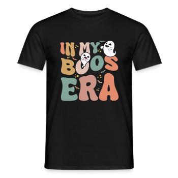 Halloween Ghost Vintage Ghost Ghoul - Men's T-Shirt - black - Front - AI Model Male 178 light (178cm)