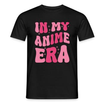 Otaku Anime Era Vintage Cosplay - T-shirt homme - noir - Devant - AI Model Male 178 light (178cm)