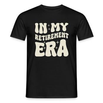Retiree Era Retirement Retirement - Men's T-Shirt - black - Front - AI Model Male 178 light (178cm)