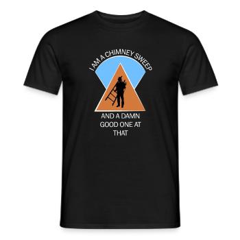 Chimney Sweep Chimney Sweep - Men's T-Shirt - black - Front - AI Model Male 178 light (178cm)