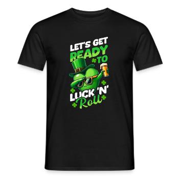 Boisson à la bière irlandaise de la Saint-Patrick Irlande - T-shirt homme - noir - Devant - AI Model Male 178 light (178cm)