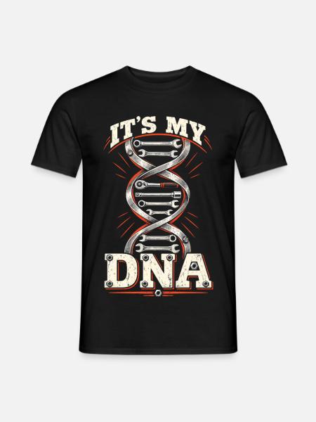 Mechaniker DNA – It's My DNA Werkzeug - Männer T-Shirt - Schwarz